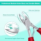 URAQT Toenail Clippers Thick Nail Cutter Heavy Duty Stainless Steel view 4