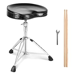 VEVOR Drum Throne, 21.3-26.4 in / 540-670 mm Height