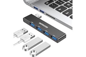 USB Splitter for Laptop MOGOOD USB Splitter USB Hub 3.0 USB Hub for Laptop Multiport Adapter for Laptop USB Port Expander USB Data Hub Splitter for Laptop,PC,MacBook,Mac Pro,Mac Mini,iMac,Surface Pro