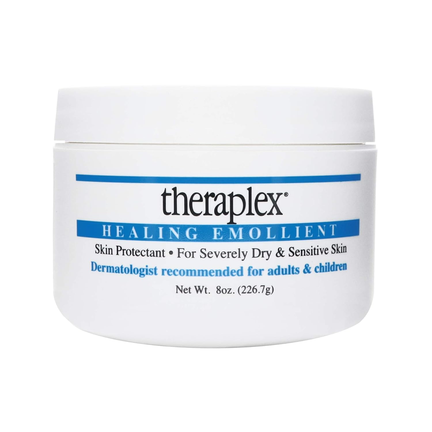 Theraplex Healing Emollient - Long Lasting Skin Barrier Protection for Severe Dry Skin, No Parabens or Preservatives, Noncomedogenic and Hypoallergenic, Dermatologist recommended (8 oz): Health & Personal Care