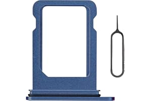 Risidamoy Single Blue SIM Card Tray for iPhone 12 Mini Replacement US Version Sim Card Tray Holder Adapter with SIM Ejector Mobile Phone Repair Replace for iPhone 12mini A2176 A2398 A2399 A2400