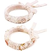BFNAAgirl Hairband, New Model Children Girl Lace Flower Headbands, 2pcs Hair Accessories, Gift for Children