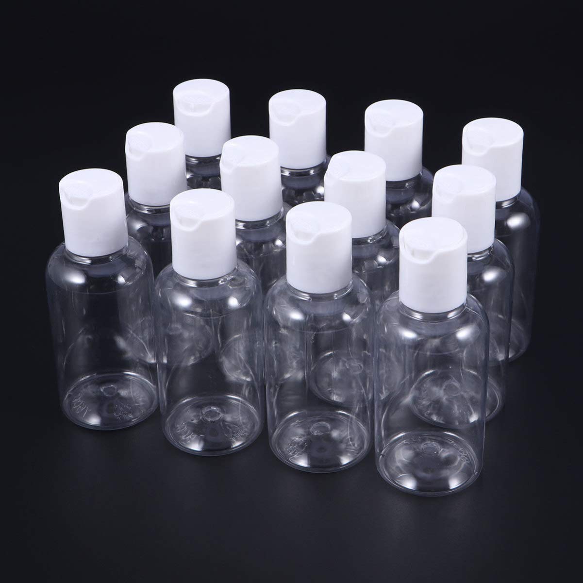 Beaupretty Plastic Squeeze Bottles with Flip Cap, 12pcs