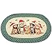 Christmas Santa Cats Accent Braided Rug