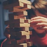 HTI Tumbling Tower Game | Fun Family Mini Travel Game Ages 3+ view 3