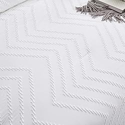 Houseri White Boho California King Comforter Set