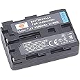 DSTE Replacement for NP-FM50 Li-ion Battery Compatible Sony CCD-FRV DCR-PC DCR-TRV DCR-DVD DSR-PDX GV HVL Series Camera Camcorder as NP-FM30 NP-FM51 NP-QM50 NP-QM51 NP-FM55H