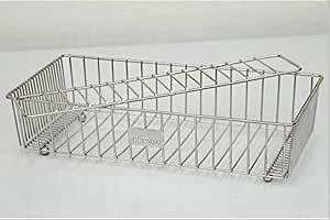 Ogquaton Canasta de Almacenamiento de Palillos de Drenaje de Acero