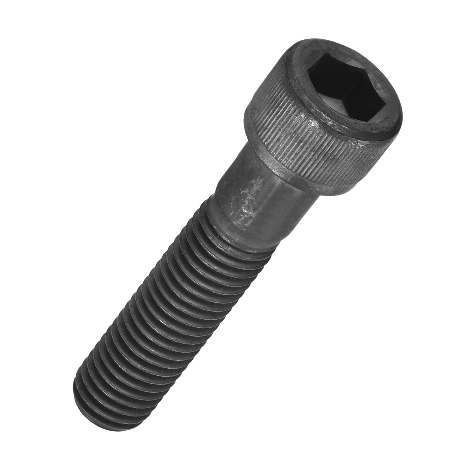 Kozelo 5pcs Socket Head Cap Screws - [M12-1.75x65mm] Alloy Steel Fully Threaded Black Oxide Grade 12.9 Internal Hex Screw Full Thread for Industrial & Machinery Use, Black