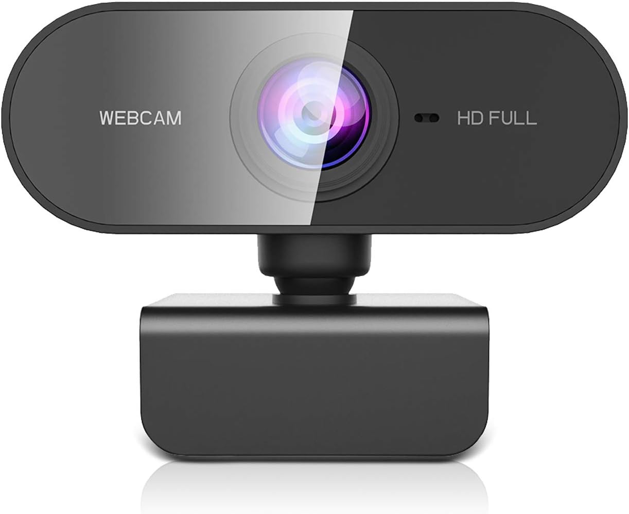 Webcam with Microphone for Desktop, ZZCP Full HD 1080P Live Streaming Web Cam, Auto Focus Plug and Play USB Computer…