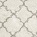 SAFAVIEH Hudson Shag Collection Area Rug - 9' x 12', Ivory & Grey, Moroccan Trellis Design, Non-Shedding & Easy Care, 2-inch Thick Ideal for High Traffic Areas in Living Room, Bedroom (SGH282A)