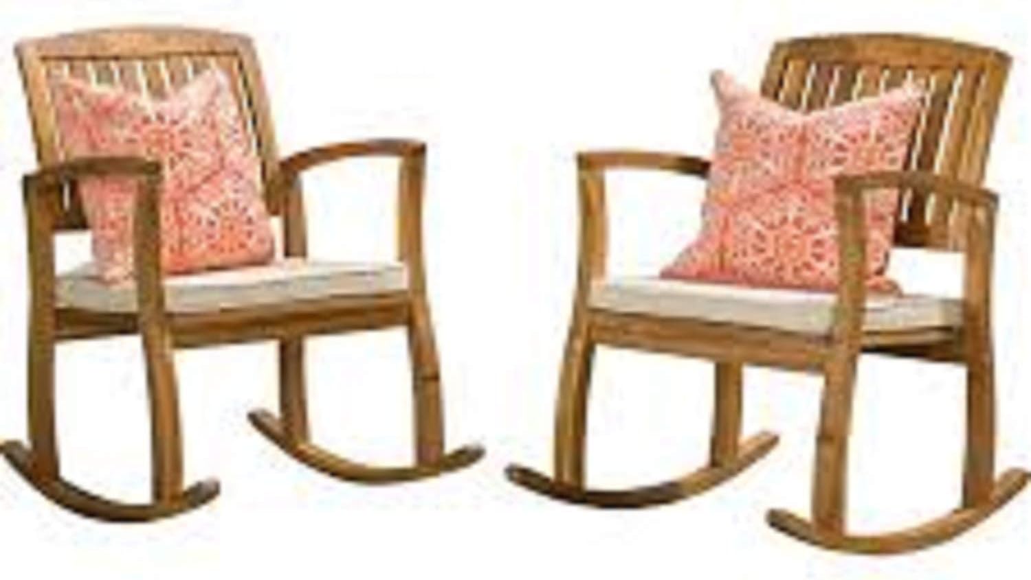 Beachcrest Home Coyne Acacia Patio Rocking Chair Amazon Ca Patio Lawn Garden