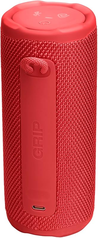 Grip, Altavoz Bluetooth Compacto, Rojo