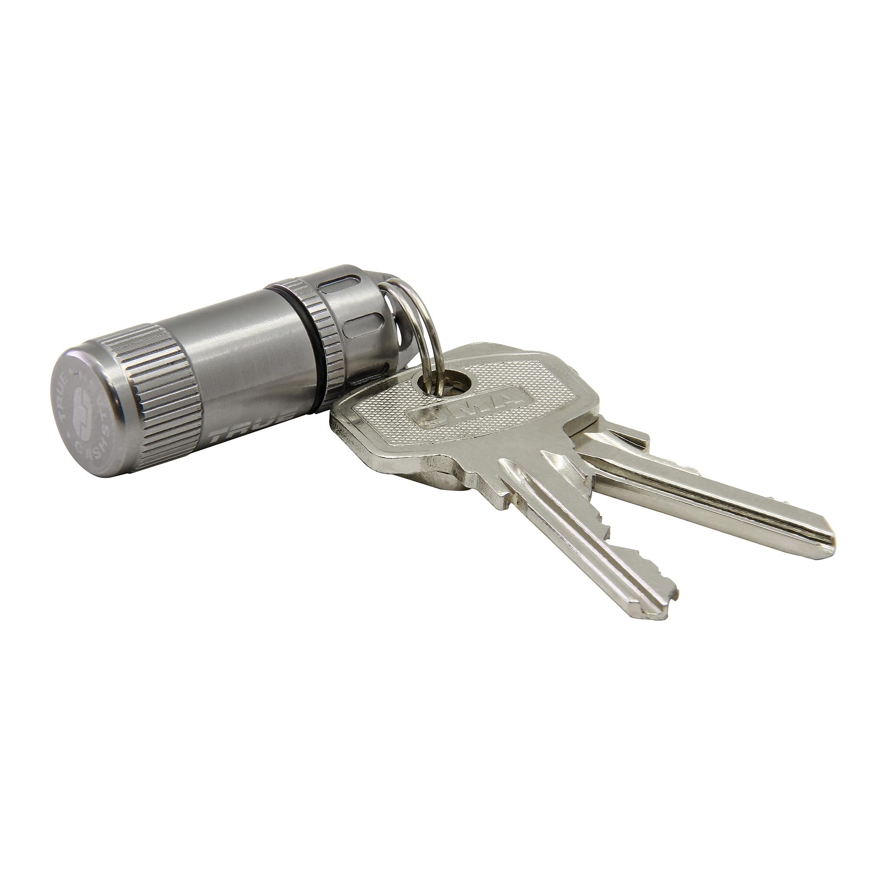 True Utility CashStash + Keyring Cash Holder - Waterproof Capsule, Travel Accessory