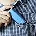 EasyAcc Metal 6400mAh (2.4A Output & 2A Input) Mini Portable Power Bank External Battery Pack Portable Charger for iPhone Samsung Smartphones - Mazarine Blue