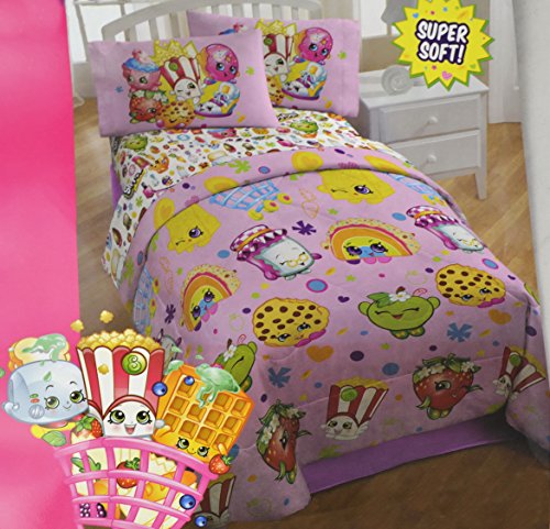 Shopkins 4pcs Bedding Set Twin Comforter 64 X 86 Sheet Set Bedding Collection Buy Online In El Salvador At Elsalvador Desertcart Com Productid 32958707
