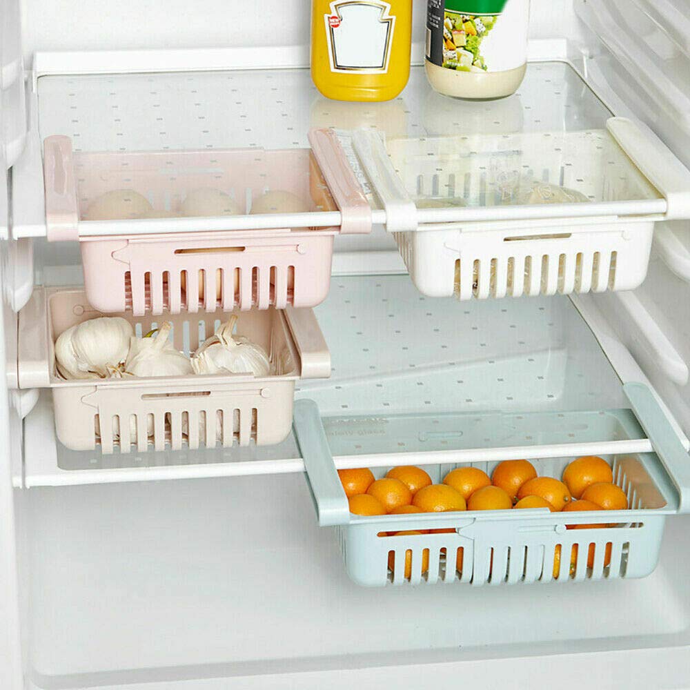 Soporte de la caja de almacenamiento del refrigerador extraíble estante