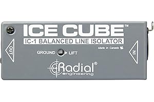 Radial Engineering IceCube IC-1 Balanced Line Isolator and Hum Eliminator