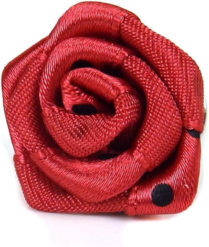 Amazon Co Jp Kieth 水玉巻きバラ Pins ピンズ ラペルピン 日本製 ドット柄 色 レッド サックス ネイビー 02p01feb14 レッド 赤に黒ドット 服 ファッション小物