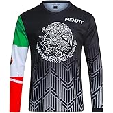 MENUTT Kids Cycling Jersey Downhill Shirts for Girls Boys Clothing Long Sleeve Powersports Bike Child Mexico Bicycle MTB Tops