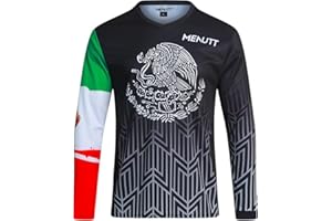 MENUTT Kids Cycling Jersey Downhill Shirts for Girls Boys Clothing Long Sleeve Powersports Bike Child Mexico Bicycle MTB Tops