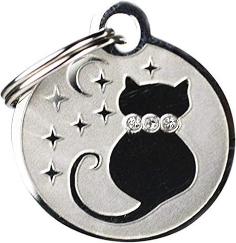 swarovski crystal dog tag