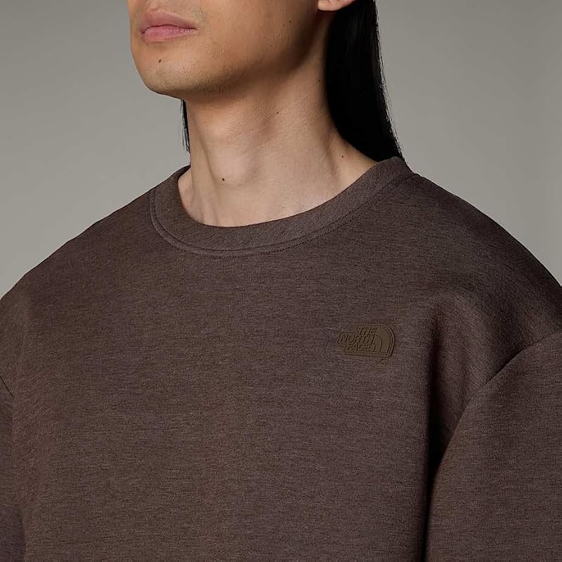 NF0A8AMA2QI M Crew Neck Relaxed Sweatshirt T-Shirt Herren Smokey Brown Heather Größe L