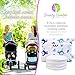 Washable Organic Bamboo 12CM Daytime Nursing Pads 8 pack (4 pair) with Laundry Bag - Natural and Reusable, Ultra Soft, and Super Absorbent for the Ultimate Luxury Breast Pad - By Serenity Bamboo