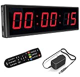 LED Digital Countdown Wall Clock Fitness Timer