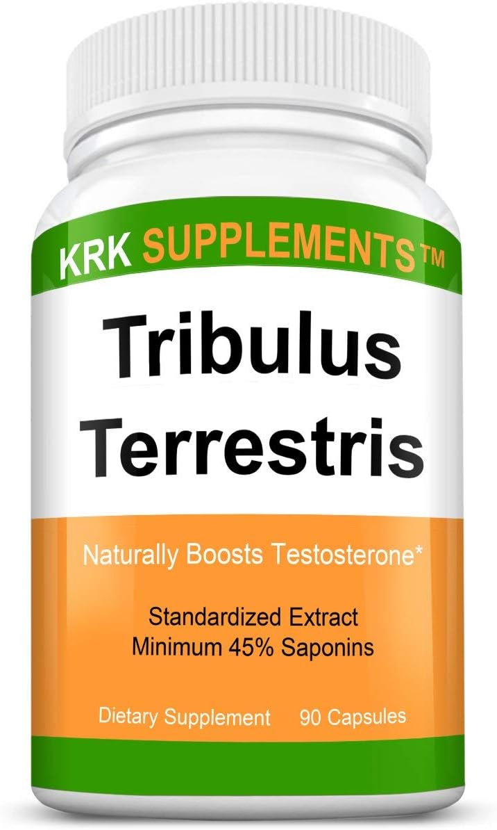 1 Bottle Tribulus Terrestris 1000mg Per Serving 90 Capsules KRK Supplements: Health & Personal Care
