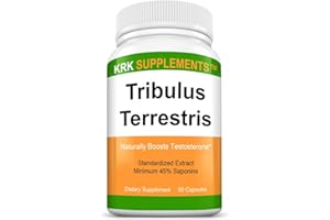 KRK SUPPLEMENTS 1 Bottle Tribulus Terrestris 1000mg Per Serving 90 Capsules