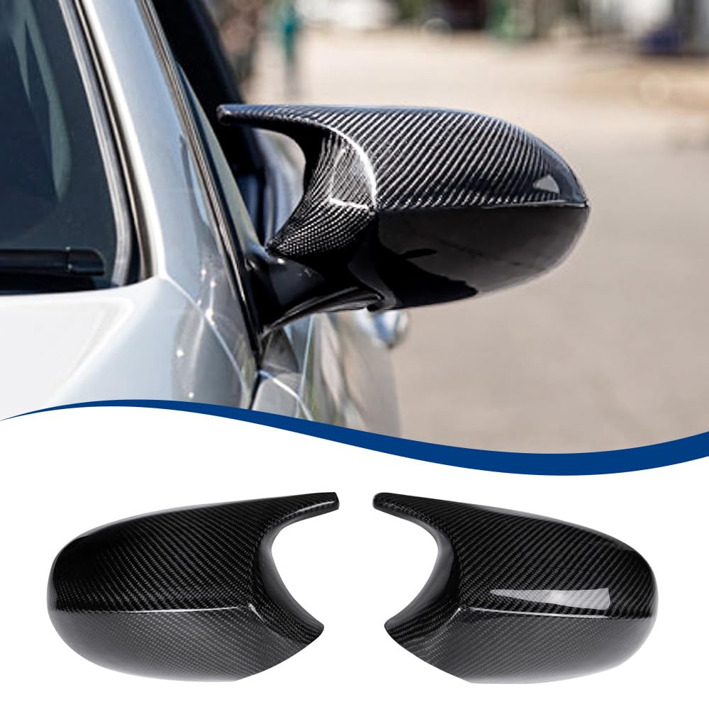 Photo 1 of XPHAZZ Side Mirror Cover Compatible with 3-Series LCI E90 E91 E92 E93 / 1-Series LCI E81 E82 E87 E88 (Real Carbon Fiber, E90 E92 LCI)