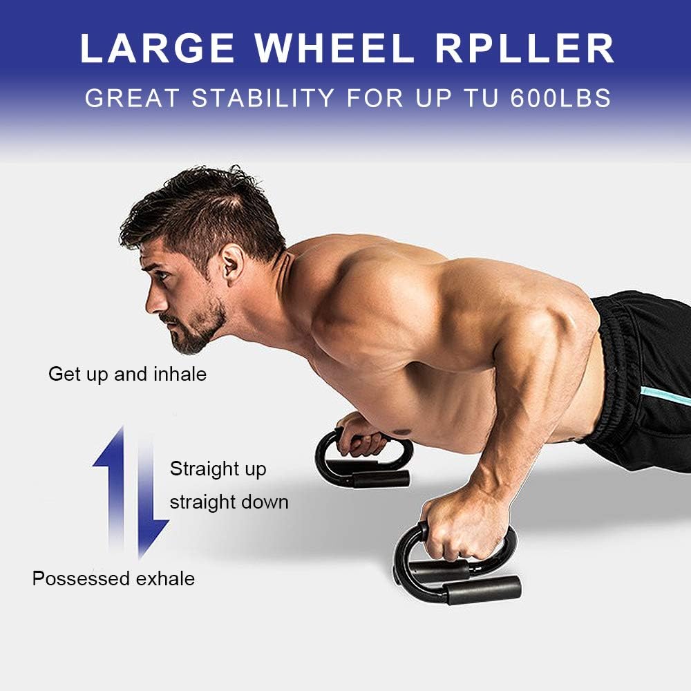 Cyezcor Ab Roller Wheel, 6 Pcs Ab Wheel Roller Kit with, Jump Rope