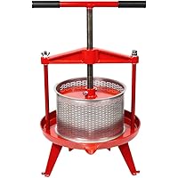 2.38 Gallon Heavy-duty Cross-beam Stainless Steel Fruit and Wine Press