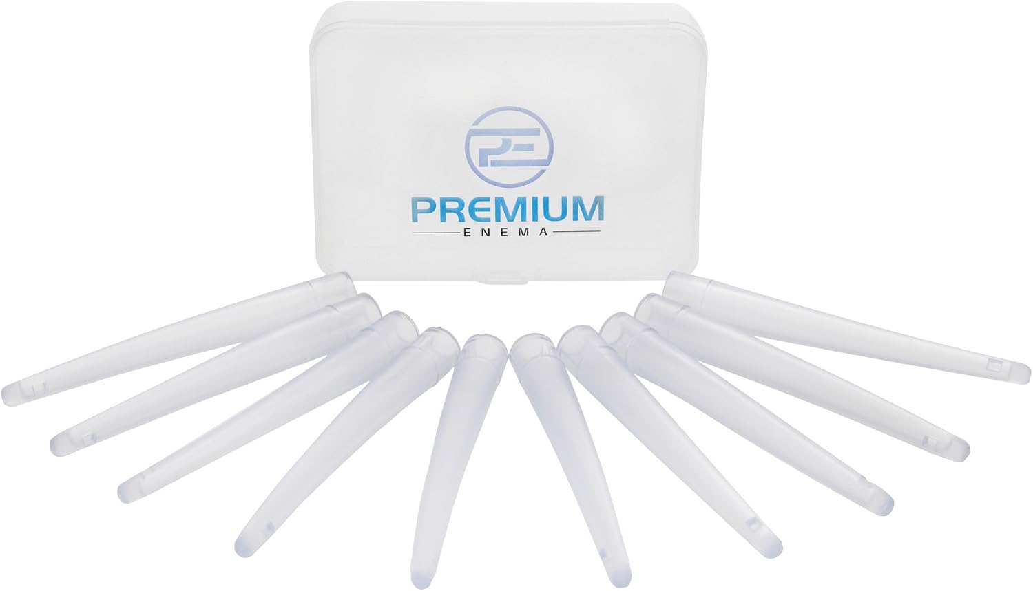 Premium Enema Replacement Flexible Tips for Enema Kit with connectors. Soft PVC Comfort Attachments for Enemas and Colon Cleansing. Enema Accessories Nozzles (10-Pack)