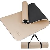 Yoga Mat with Strap,Non-Skid Workout Mat,8mm Thick Yoga Mat,POE Yoga Mats for Women Men Kids,Exercise Mat with Easy-Cinch,72"x24"x0.32” (183x61x0.8cm)