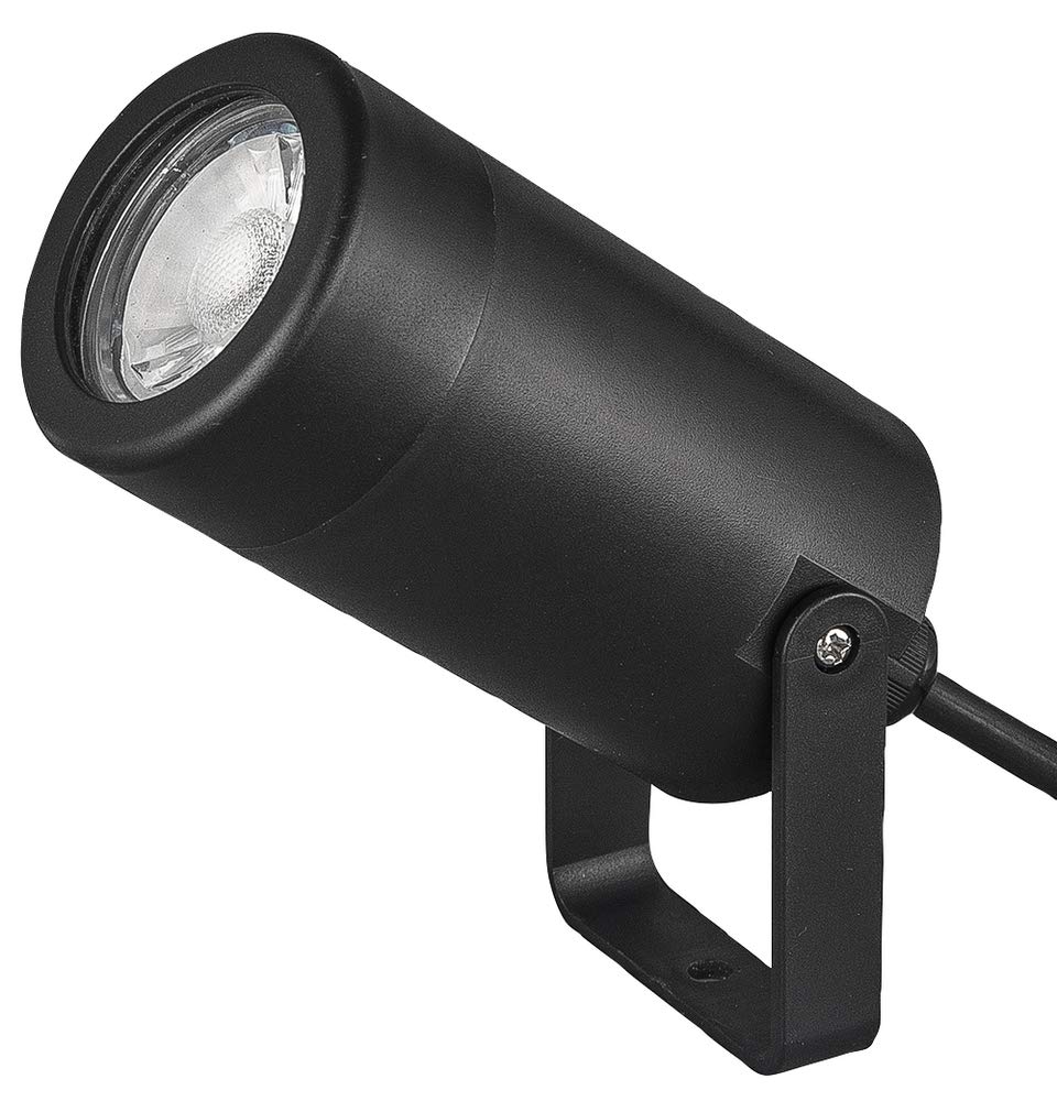 PRO ELEC Outdoor GU10 Spotlight, Black | Wall-Mounted LED Fixture with ABS & Polycarbonate Housing – PEL00834