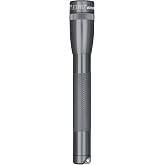 MagLite Mini Pro LED Flashlight, 332 Lumens, 2 AA, Gray | Compact 332-lumen performance and legendary Maglite design with spot-to-flood focus, Candle Mode, Batteries and Belt Holster.