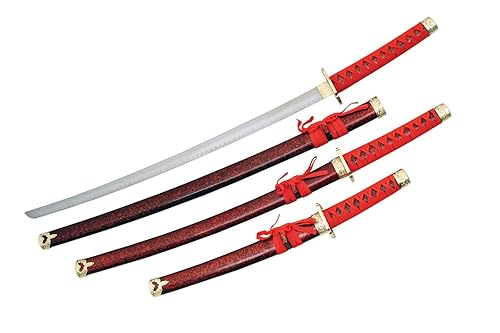 Premium samurai 3PCS katana sword carbon steel tiger theme Bangladesh price