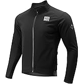 ROCKBROS Winter Cycling Jacket for Men Windbreaker Long Sleeve Bike Jacket Thermal Running Jacket for Cold Weather