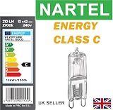 Nartel 10 Pack G9 28W 40W 240V Dimmable Eco Halogen Clear Bulbs Lamps Capsules view 3