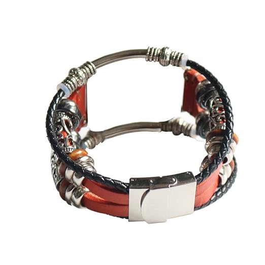 Sandistore Compatible for Apple Watch Band 38mm 42mm, Replacement Leather Wristband Band Strap Bracelet, Replacement Band Compatible for iWatch Series ...