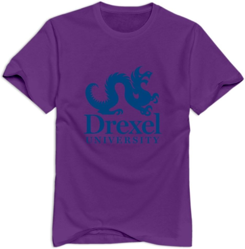 Tavil Drexel University 100% Cotton T Shirt for Male