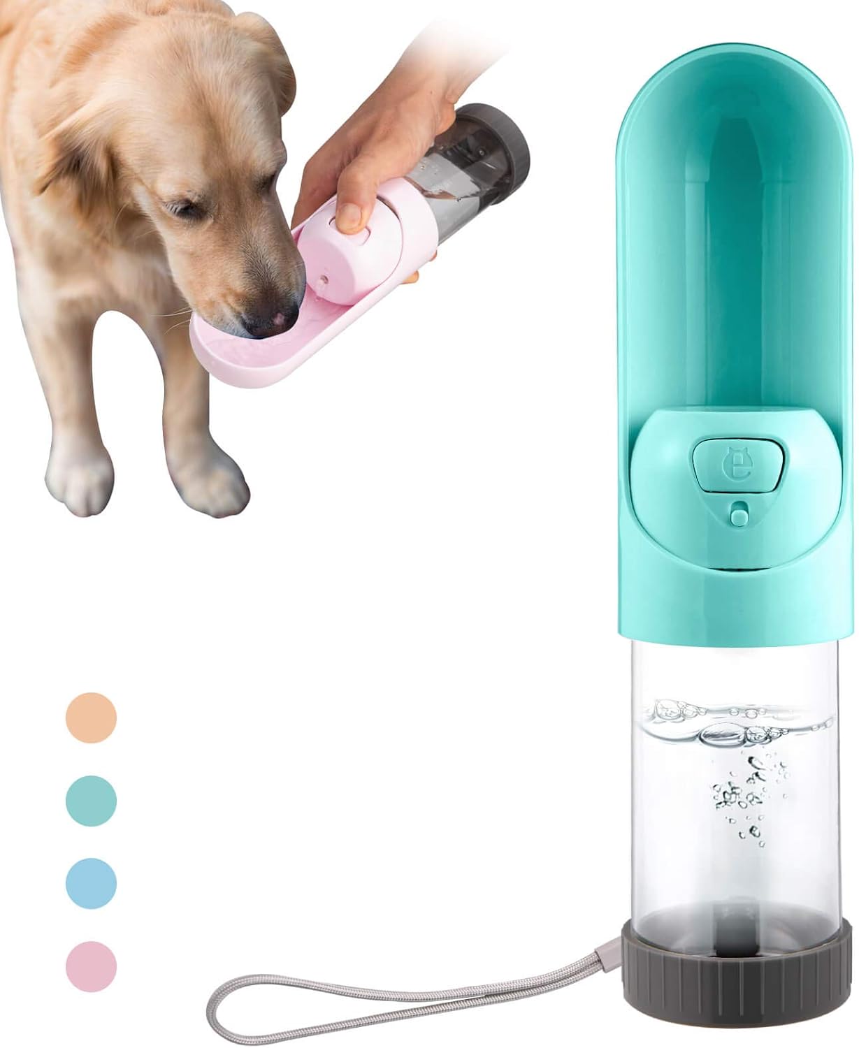 NNNN Portable Dog Water Bottle Bowl Leak Proof Foldable