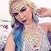 Face Jewels, Ynredee 6 Sets Women Mermaid Rave Festival Glitter Body Sticker, Rhinestone Temporary Tattoo Face Gems Crystals Eyebrow Face Body Jewelry Halloween, Christmas, All Saints' Day