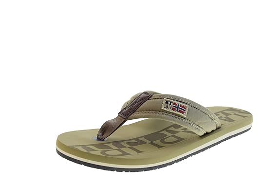 Napapijri Mann Schuhe flip Flops N0YJN5GD6 9STOLEDO01 / COT Olive