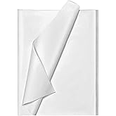 Bobobag 100 Sheets 20"X14" White Tissue Paper for Gift Bags, Recyclable Gift Wrapping Paper, Christmas Tissue Paper Holiday A