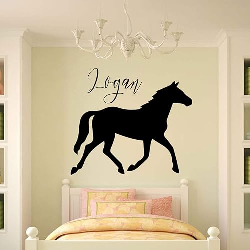 Amazon Com Personalized Horse Wall Decal Vinyl Decor For