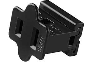 SPTDACSFP 10 Pack SPT-1 Vampire Plugs - Female, Zip, Slip, Gilbert Plugs for Christmas Party Lighting (Black, SPT-1 Female)