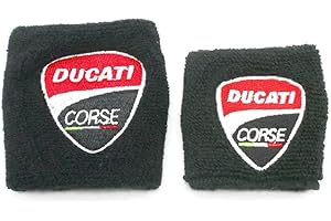 LYXMTBK Motorcycles Brake Clutch Reservoir Sock Cover Set Fits for Ducati